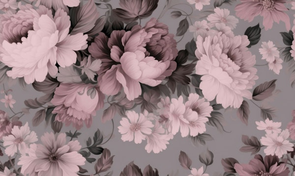 Nostalgic Flower Garden Powder Pink