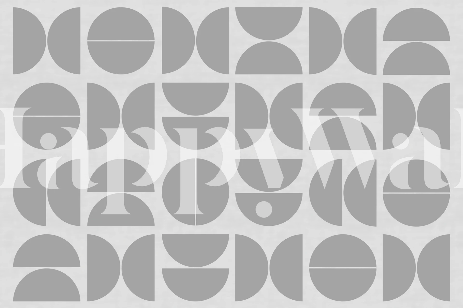 Geometric grey shapes and patterns wallpaper
