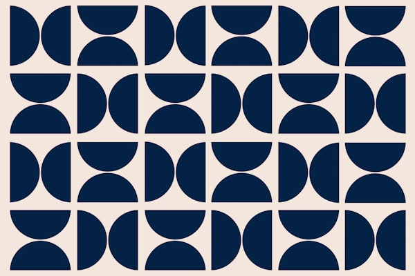 Midnight Blue Bauhaus