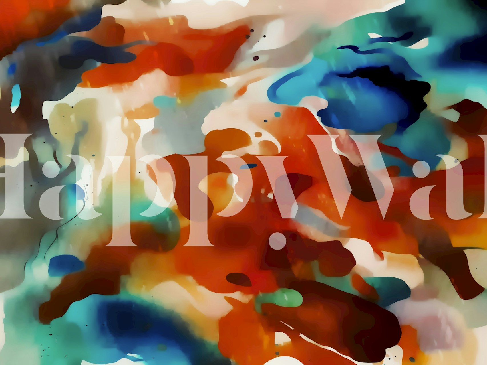 Design de papel de parede Autumn Feelings em um quarto