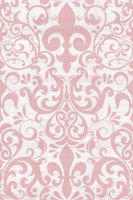 Pastel Fleur de Lis French Linen Pink wallpaper