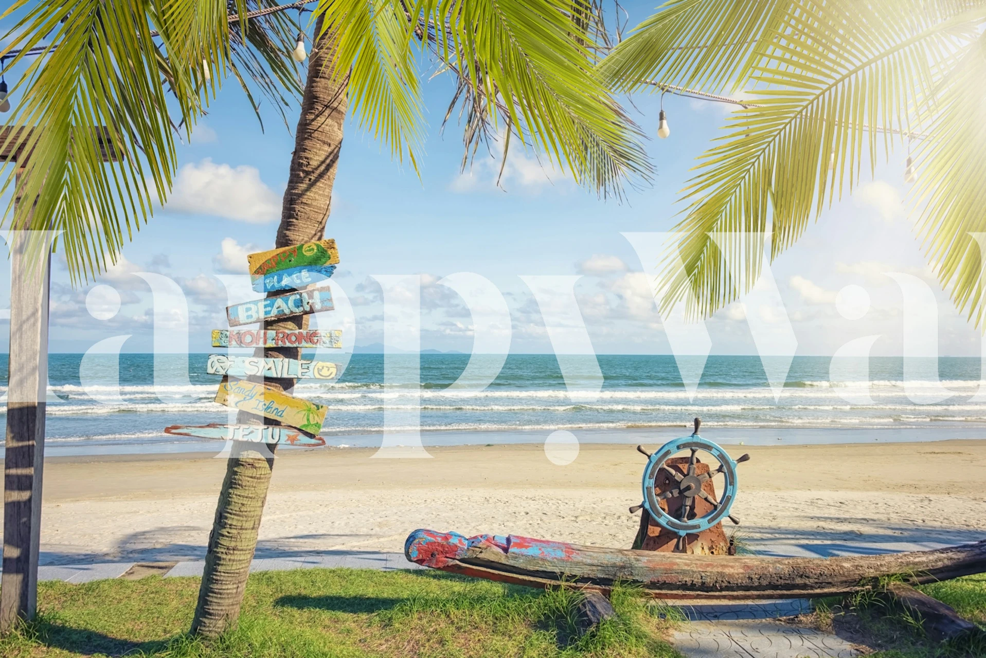 Carta da parati My Khe Beach in un ambiente della stanza