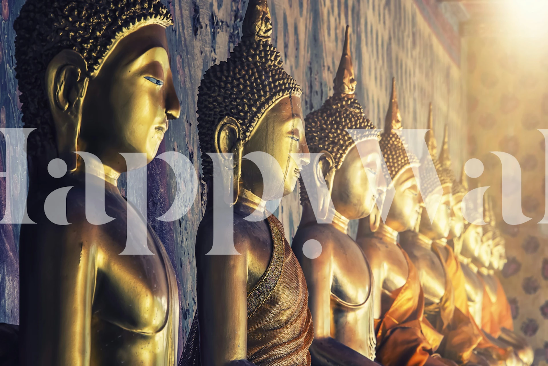 Wat Arun Buddha tapet i et rom