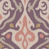 JAVA Boho Ikat Woven Texture Small Rust Sand ταπετσαρία