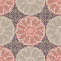 GRAND BAZAAR Bohemian Mandala Rust Sand Large ταπετσαρία