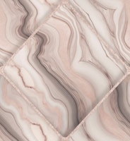 De Luxe Marble Rhombus Rhapsody Rosegold ταπετσαρία