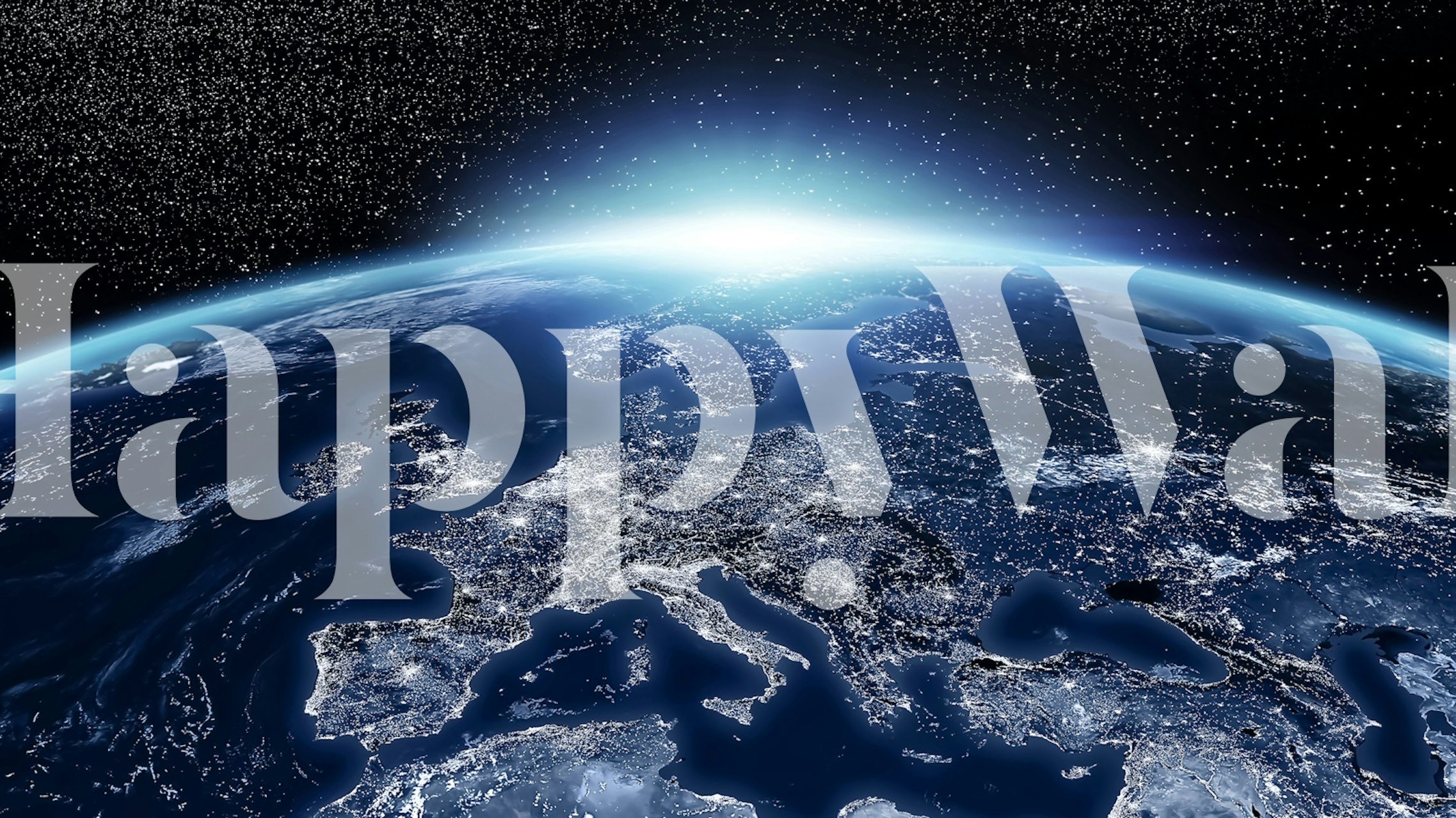 tapeta Europe City Lights w pokoju