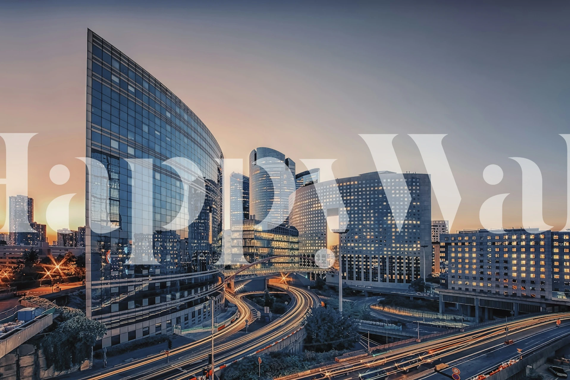 Business Area tapet i moderne rum