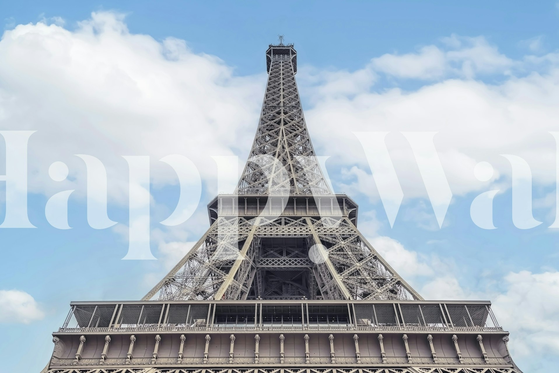 Eiffel Tower tapet i modern rum