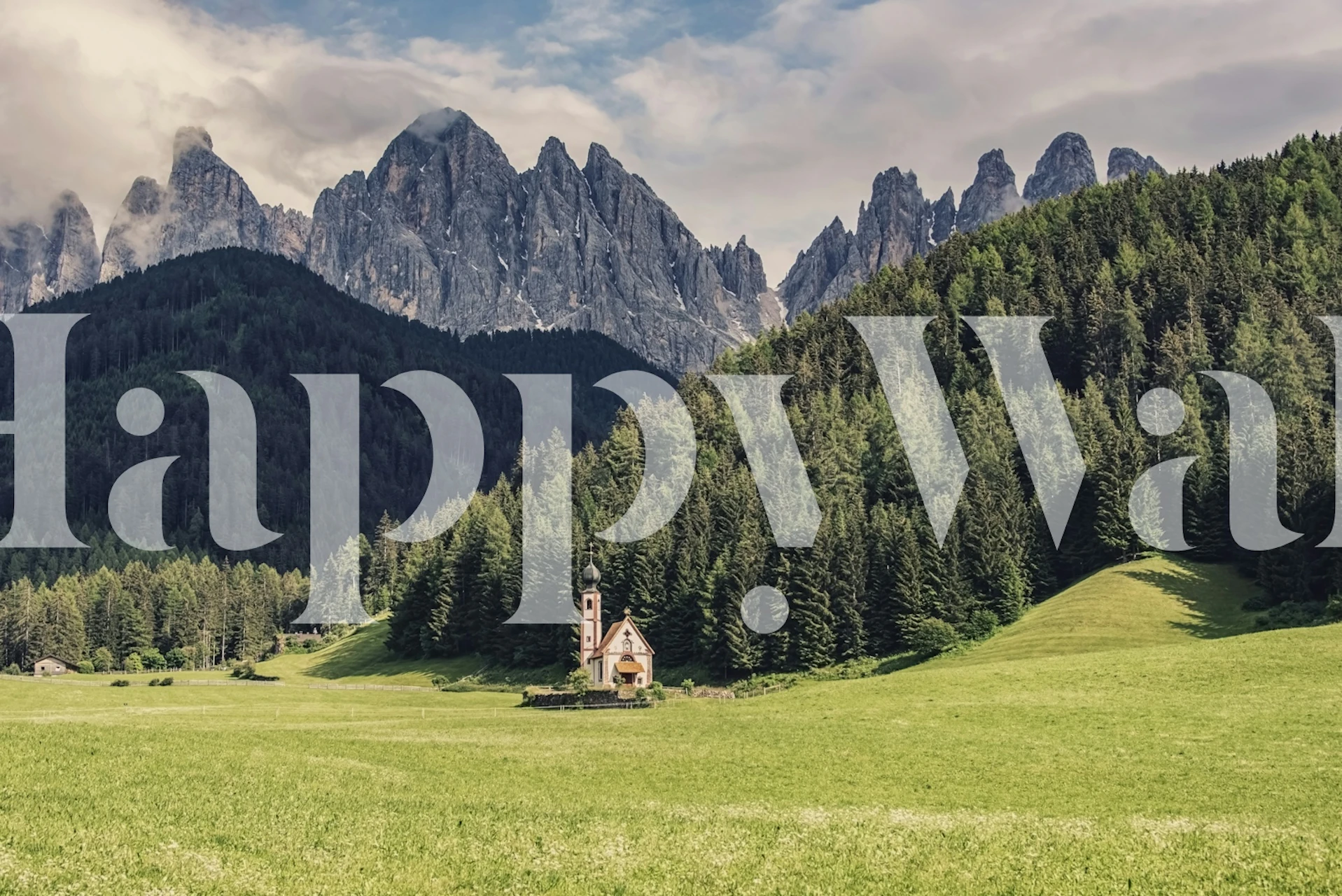 Ranui Chapel wallpaper in a nature setting