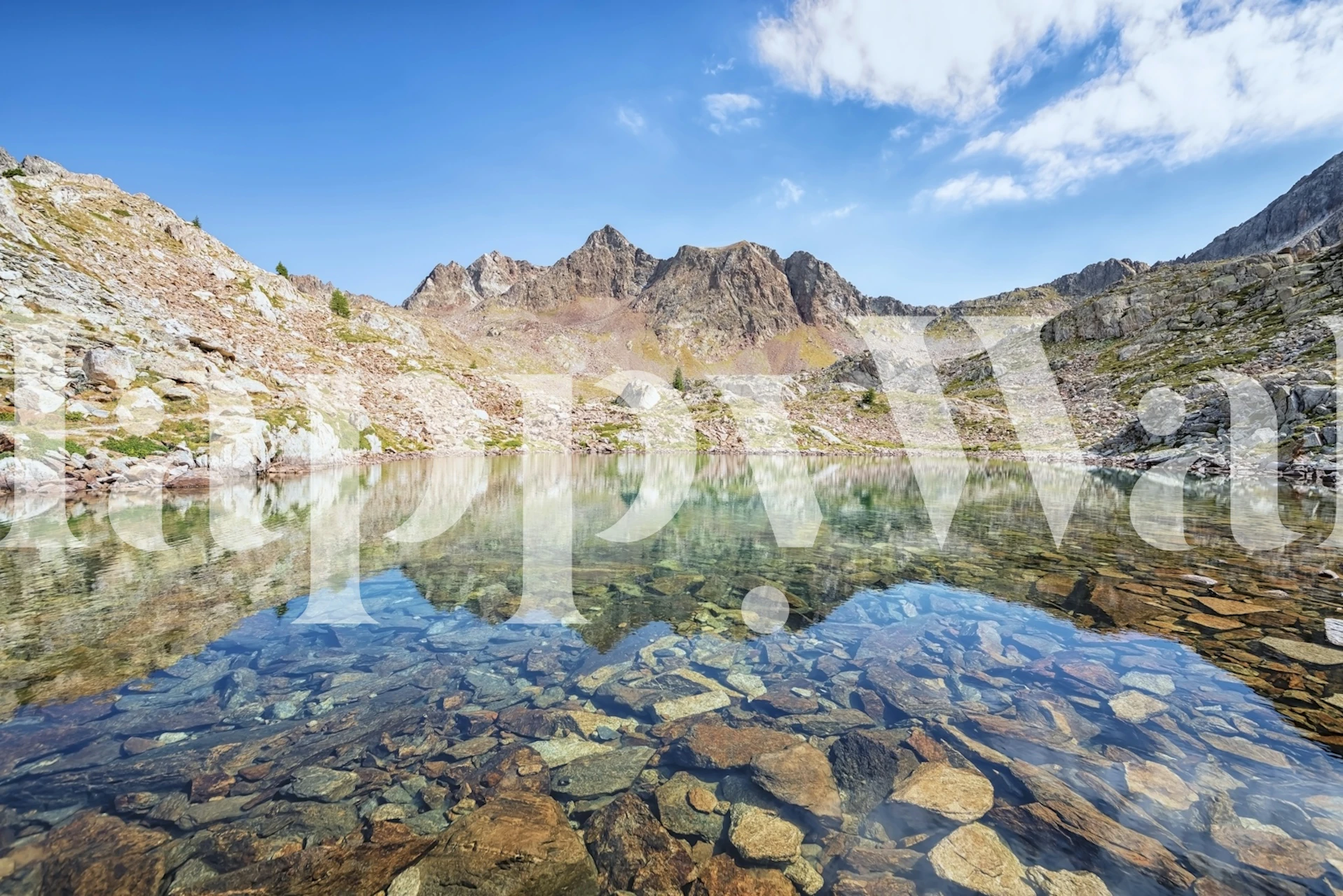 Terre Rouge Lake lugn tapet i ett rum