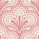 Ornamental scallops pattern, pink / 3069C