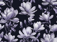 Magnolia Spring Romance Lilac Purple tapete