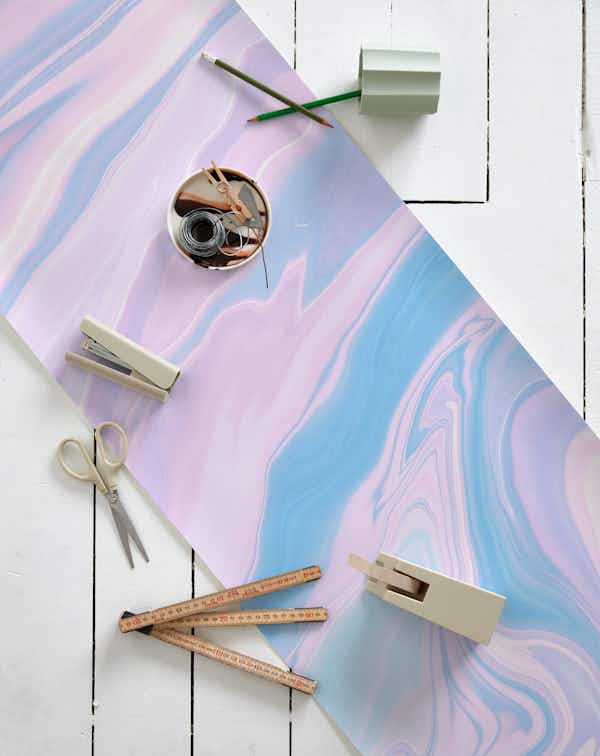 Pastel Unicorn Marble Dream 1 wallpaper roll
