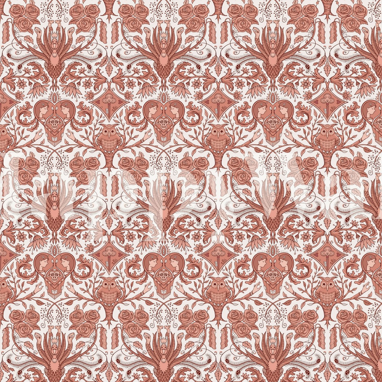 Eternal lovers med symbolske elementer design i et rum