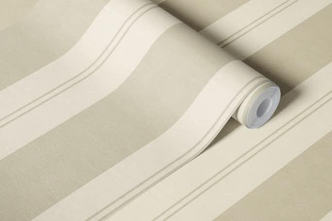 Elegant beige vertical stripeswallpaper roll