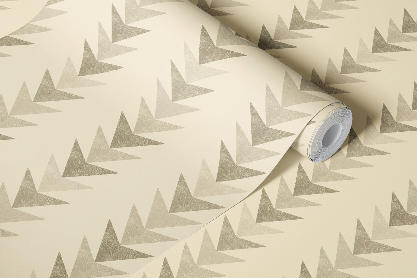 Arrows Stripes - beige smaller wallpaper roll