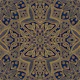 Lineart hand drawn bronze Mandala