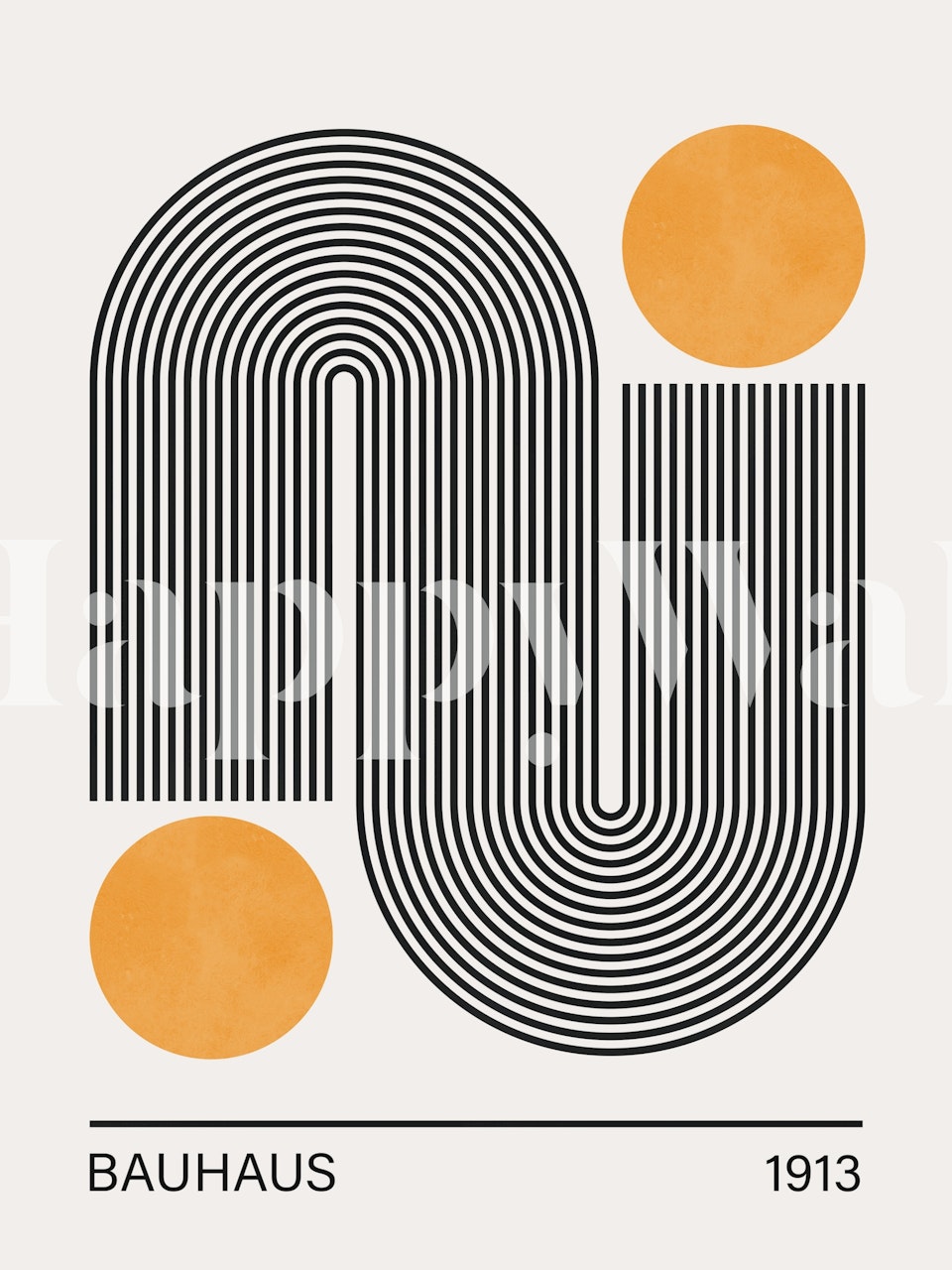 Bauhaus poster 7 tapeta v místnosti