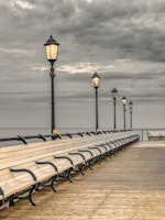 Eastbourne jetty papel pintado