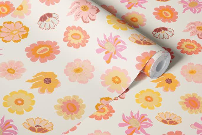 Dreamy Floral Symphonywallpaper roll