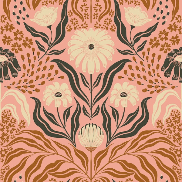 Boho Folk Whimsical Floral