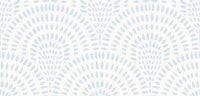 Scallops, Light Blue on Creamy White ταπετσαρία