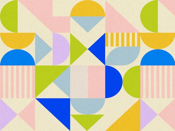 geometry circles vivid spring summer 2