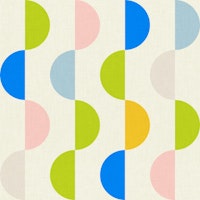 semicircles concept summer pattern pastel 1 wallpaper