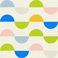 semicircles concept summer pattern pastel 3 papiers peint