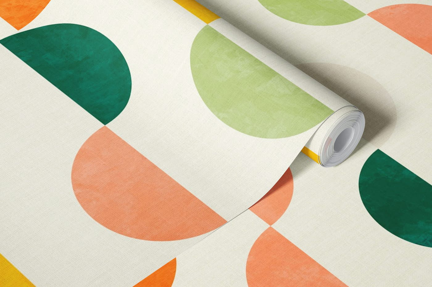 semicircles concept summer pattern vivid 8 wallpaper roll