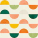 semicircles concept summer pattern vivid 8