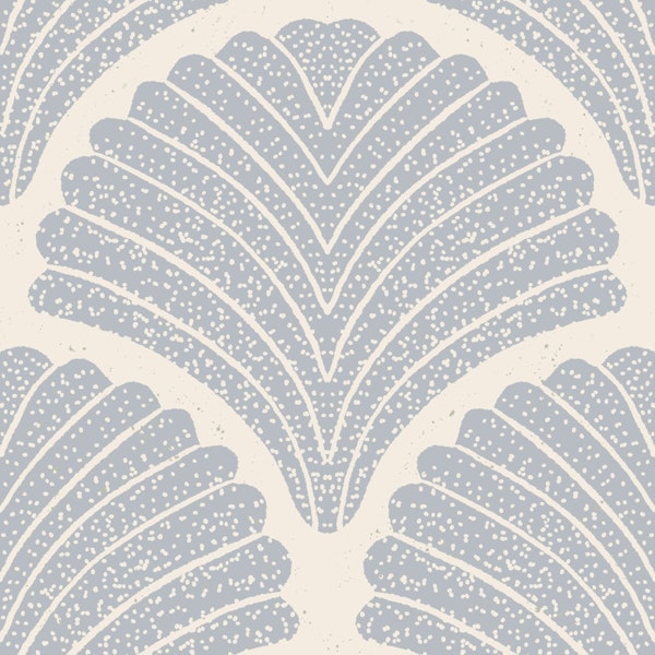 Coastal Seashells in Neutral Grey