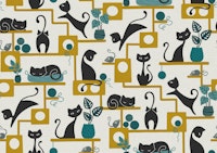 Up and down cats papiers peint