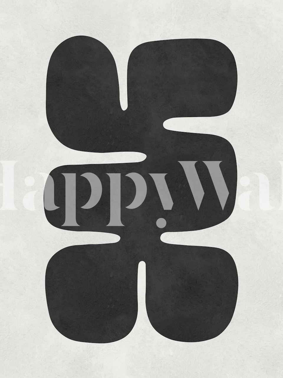 Tapeta Geometric modern art vystavená v místnosti