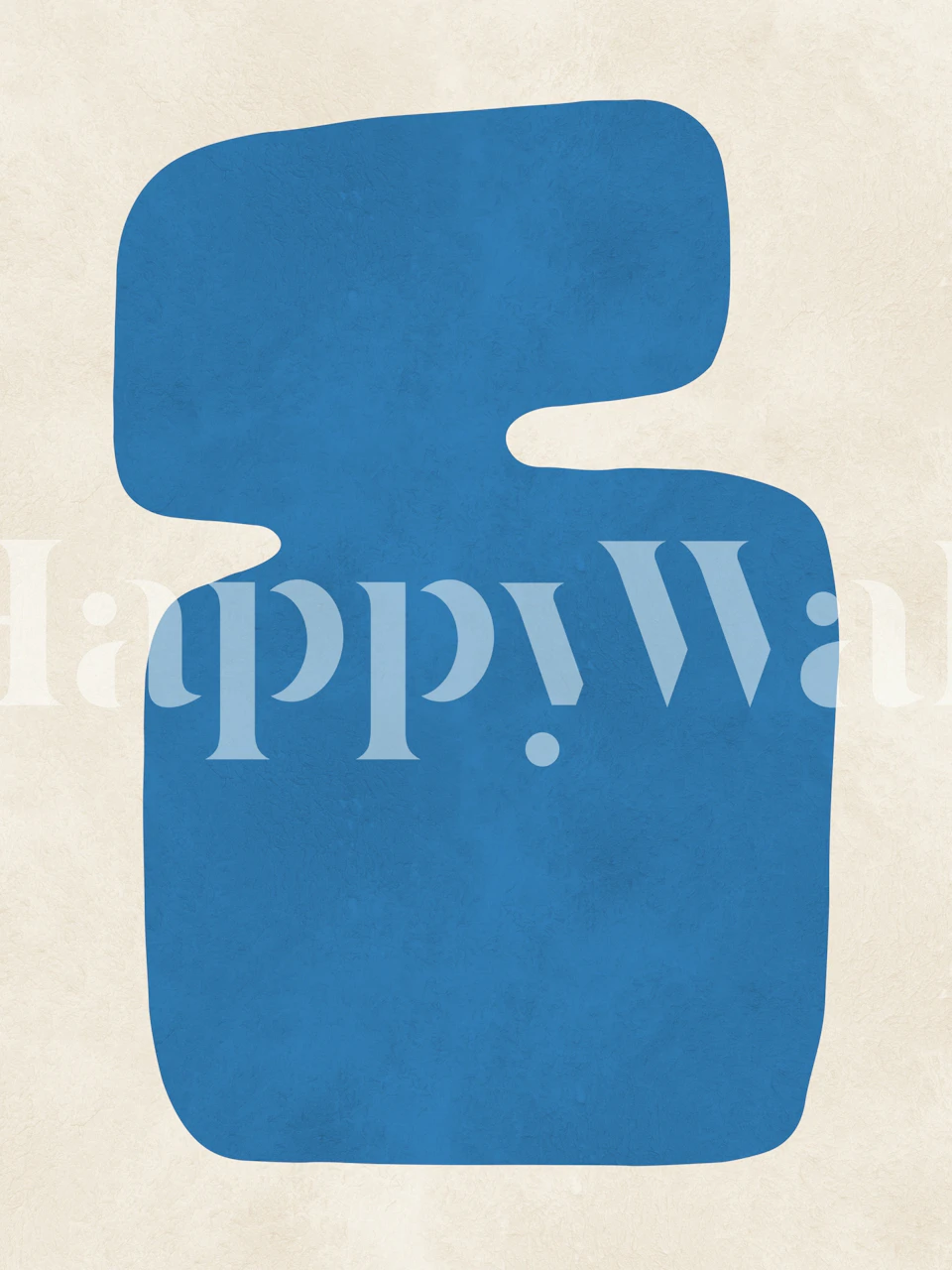 Geometric modern art tapet i ett rum