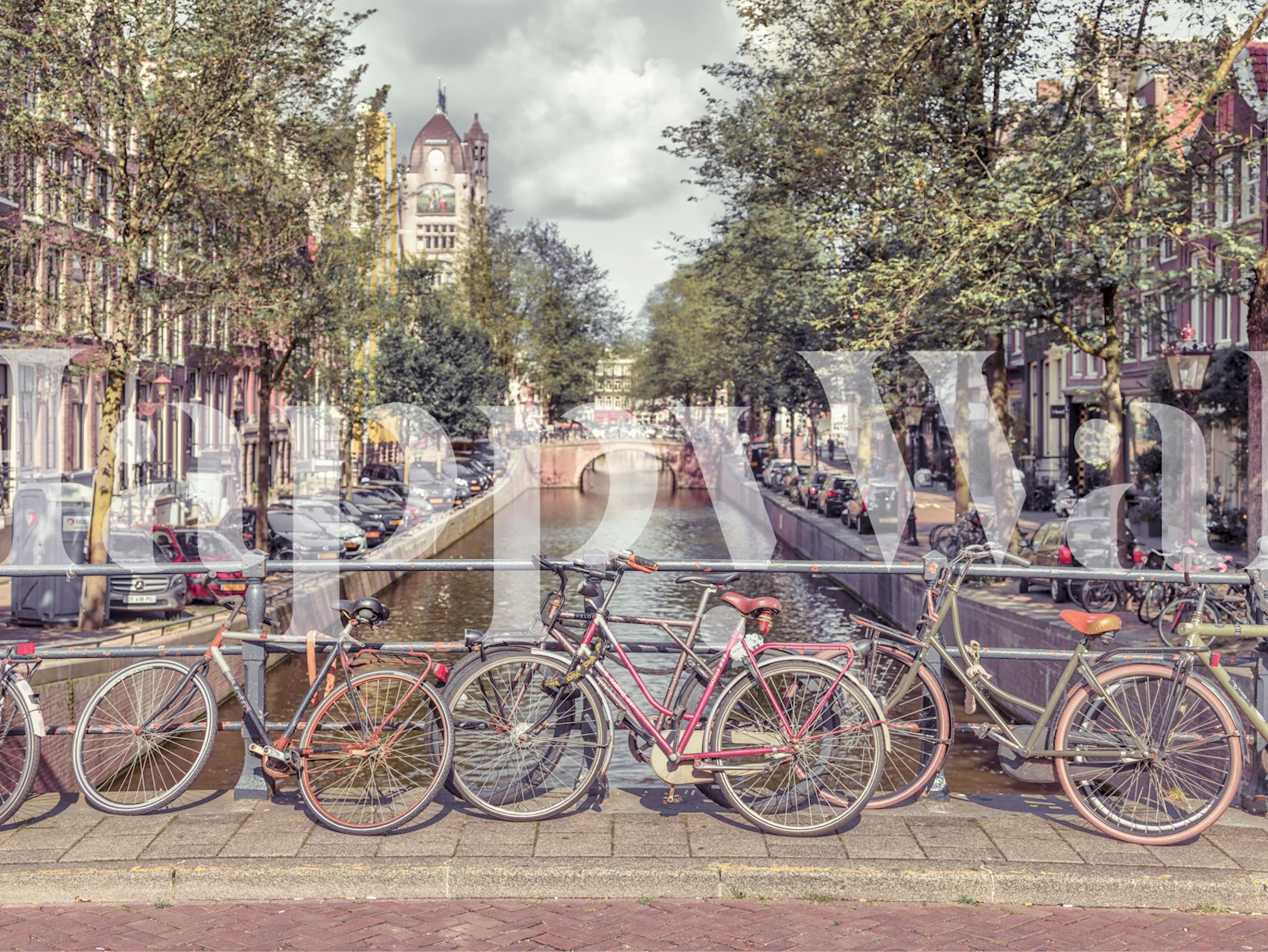 Amsterdam Urban Rhythm tapet i et rom