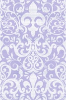 Pastel Lilac Fleur De Lis French Linen Style tapete