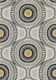 geometric retro - grey, golden yellow