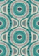geometric retro - turquoise blue