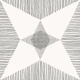 Mid Century Modern Stars, Pewter Grey