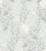 Backyard bunnies, Light Gray tapet