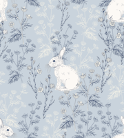 Backyard bunnies, Blue tapet