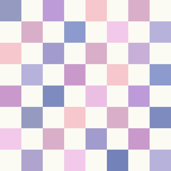 Funky Purple Checkers