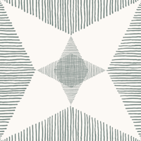 Mid Century Modern Stars, Grey Green ταπετσαρία