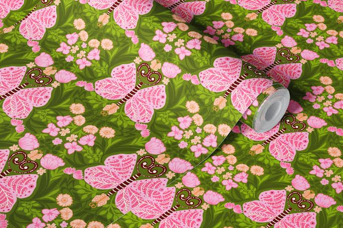 Art and craft Luscious Gardenwallpaper roll