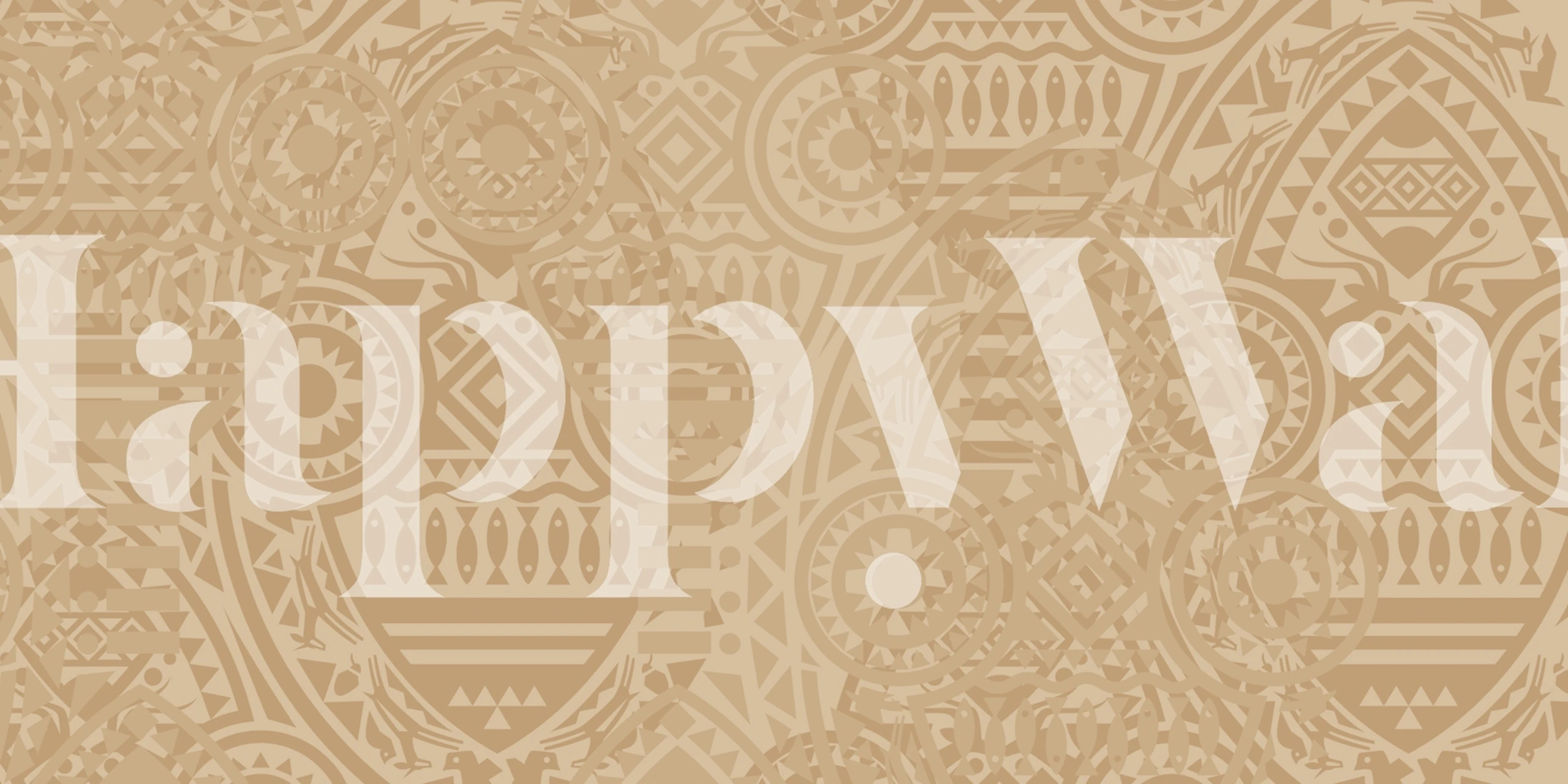 Luxury African Sand wall mural with intricate cultural patterns in soft sandy hues