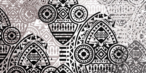 Luxury Palms Black and White