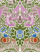 Victorian Peacock and Dragon pattern 2 tapety