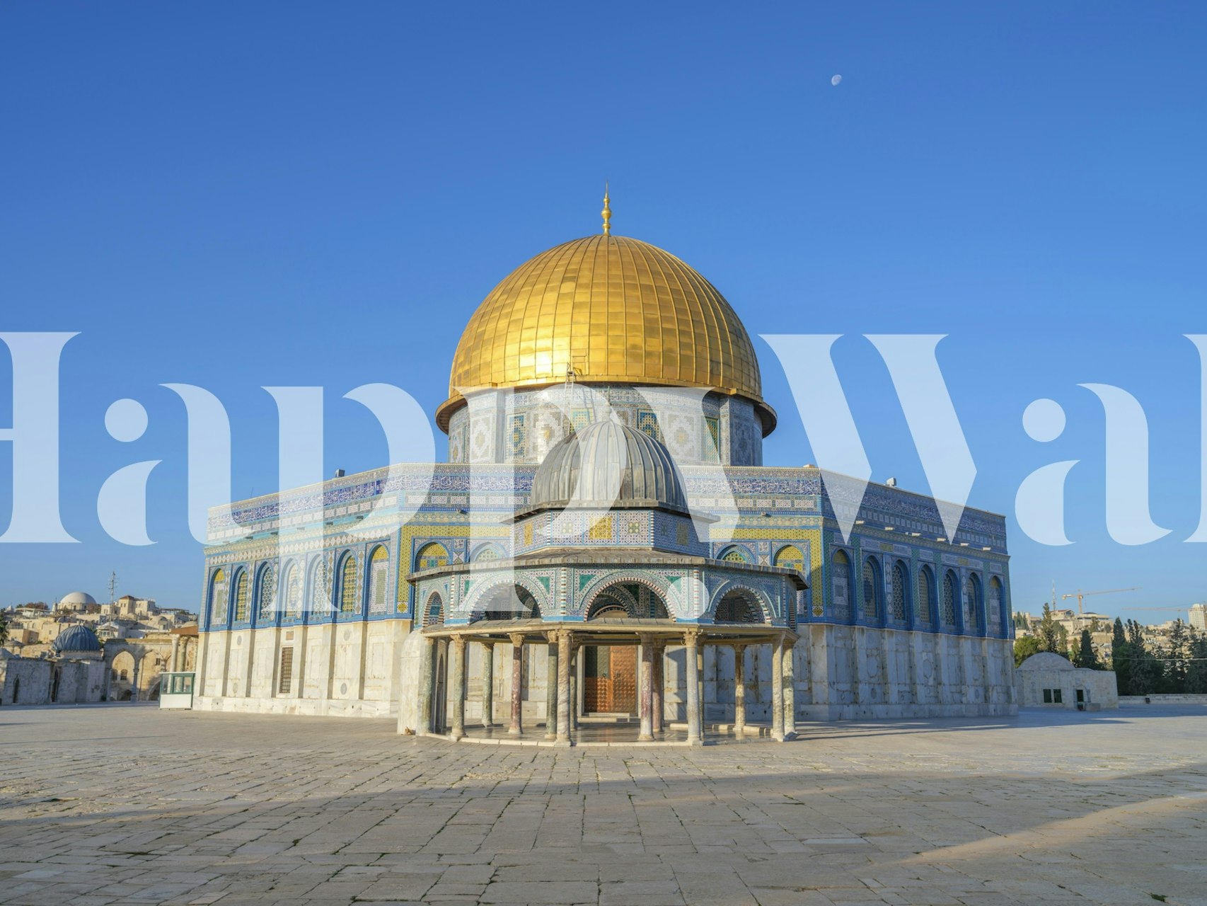 Tapeta Al-Aqsa Mosque's Grandeur w pokoju